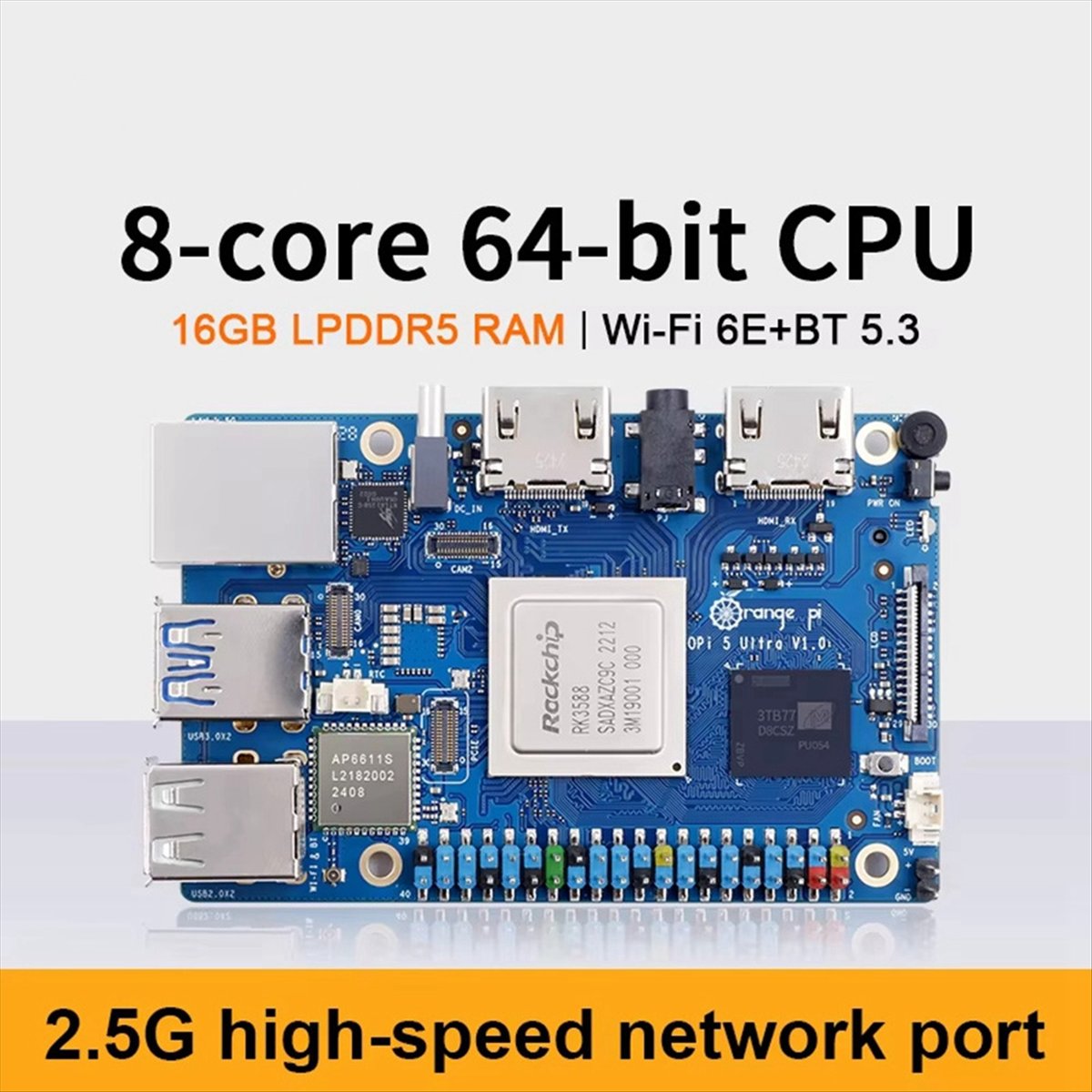 Rockchip Rk3588 Development Board - DT75BG For 5 Ultra Development Board