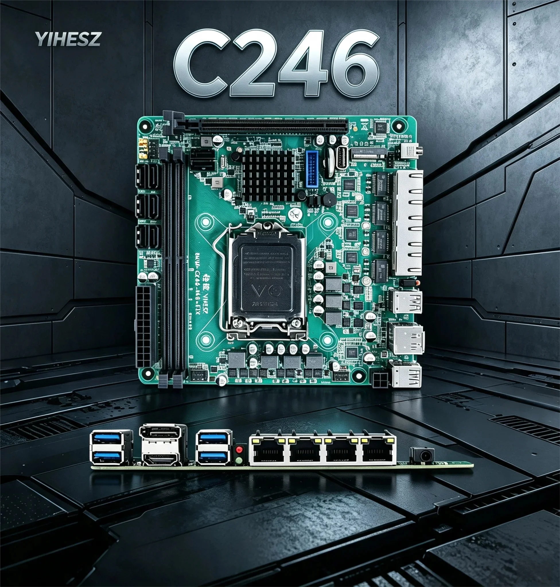 C246 ITX NAS Motherboard Suppo - Nas Motherboard 8 Sata Mini Itx review and price