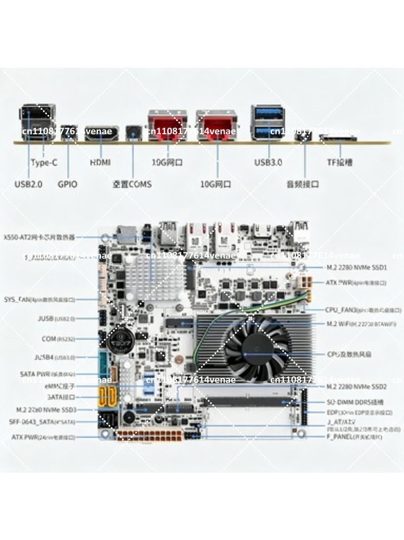NAS Motherboard 8-Bay with N10 - Nas Motherboard 8 Sata Mini Itx review and price
